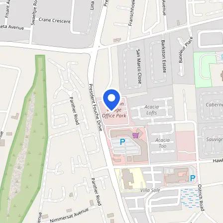 Map showing the location of Prometric Test Center in Randburg