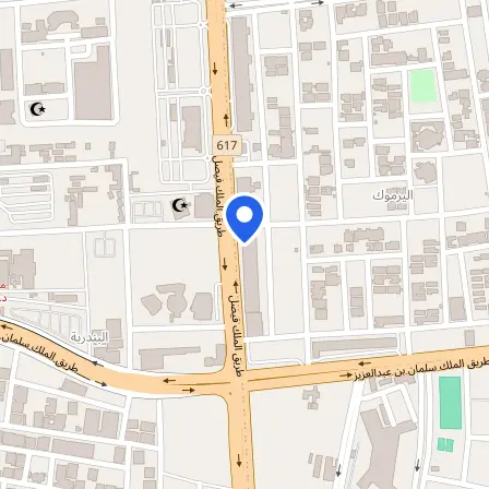 Map showing the location of Prometric Testing Center in Al Khobar