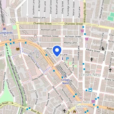 Map showing the location of Prometric Test Center in Sydney