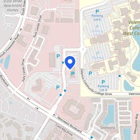 Map showing the location of Pearson in Orlando