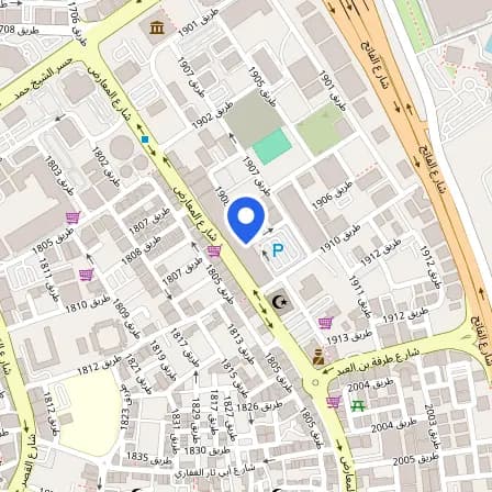 Map showing the location of Prometric Exam Centre in Manama