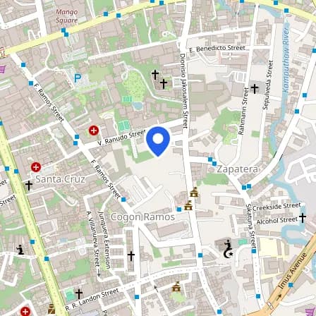 Map showing the location of Prometric Test Center in Cebu City