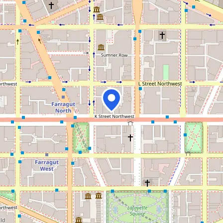 Map showing the location of Prometric in Washington
