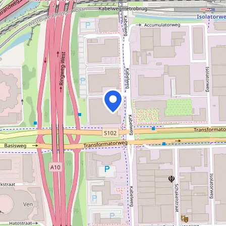 Map showing the location of Pearson Assessment And Information in Amsterdam