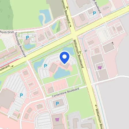 Map showing the location of Prometric Test Center in Daytona Beach