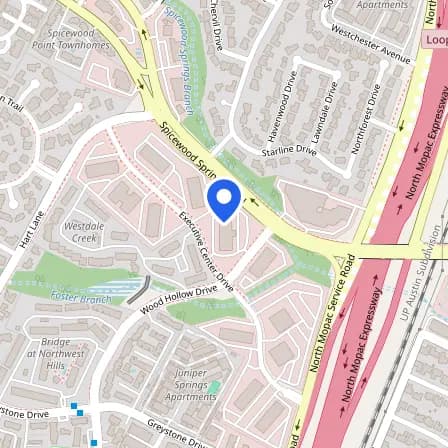 Map showing the location of Prometric Test Center in Austin
