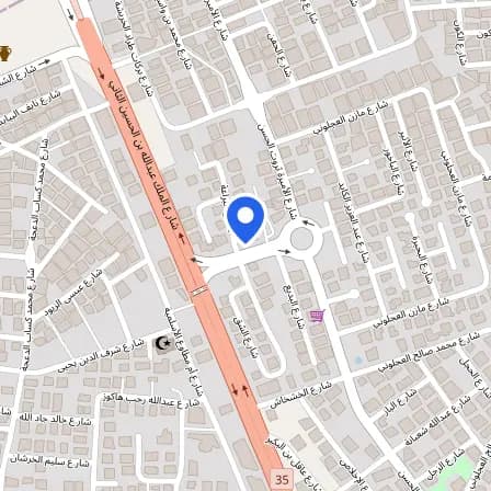 Map showing the location of Pearson VUE Test Center Amman Jordan in Wadi Essier Sub-District