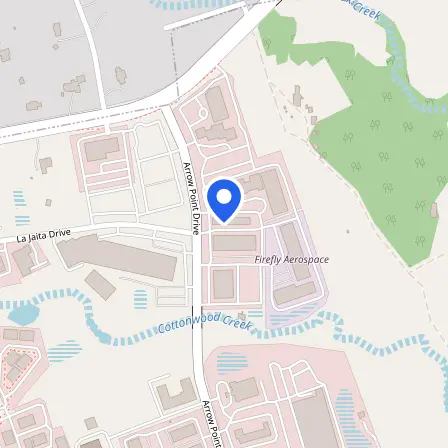 Map showing the location of Pearson VUE Testing Center - T-werx Coworking in Austin