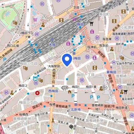 Map showing the location of Pearson in Osaka
