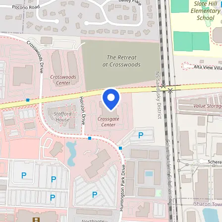 Map showing the location of Pearson VUE in Columbus