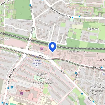 Map showing the location of Pearson VUE Kraków in Krakow