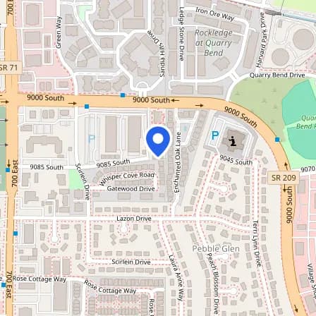 Map showing the location of Pearson VUE GED Testing Center in Salt Lake City