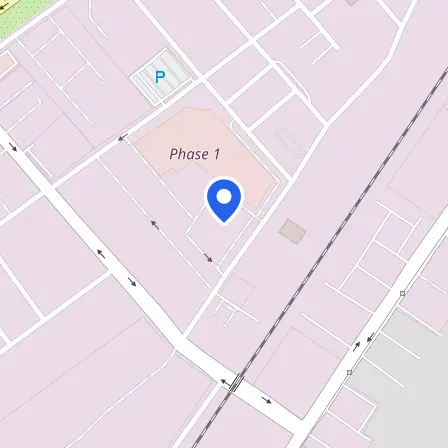 Map showing the location of Pearson Professionals Test Center Chandigarh in Daria