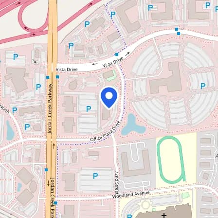 Map showing the location of Prometric Test Center in West Des Moines