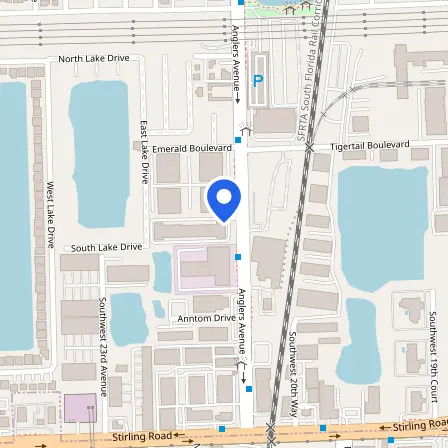 Map showing the location of Prometric in Miami