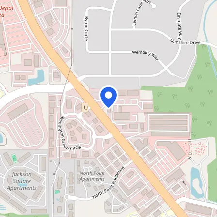 Map showing the location of Prometric Test Center in Tallahassee