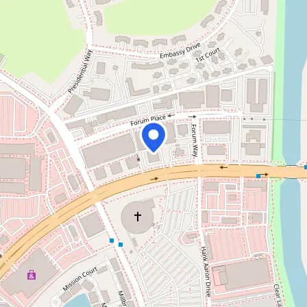 Map showing the location of Prometric Test Center in West Palm Beach