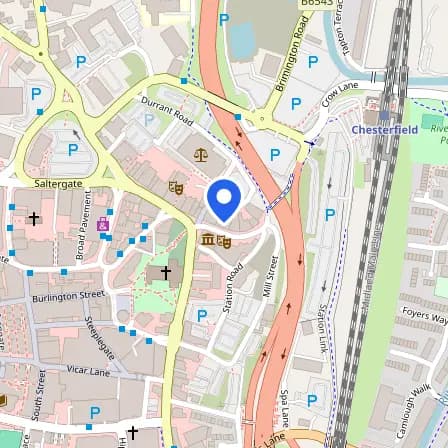 Map showing the location of Pearson Professional Centre in Chesterfield