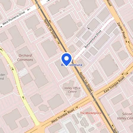Map showing the location of Prometric Test Center in San Francisco