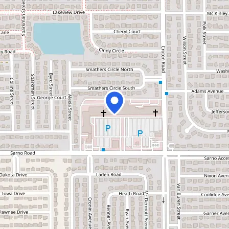 Map showing the location of Pearson Vue Test Center in Melbourne