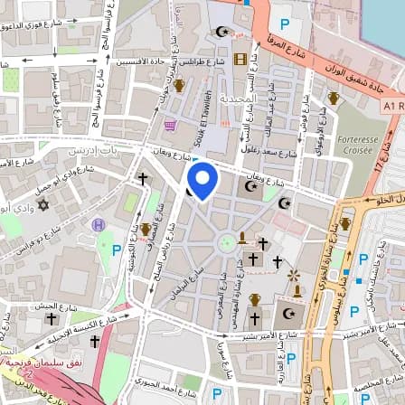 Map showing the location of Prometric Test Center in Nejmeh Square