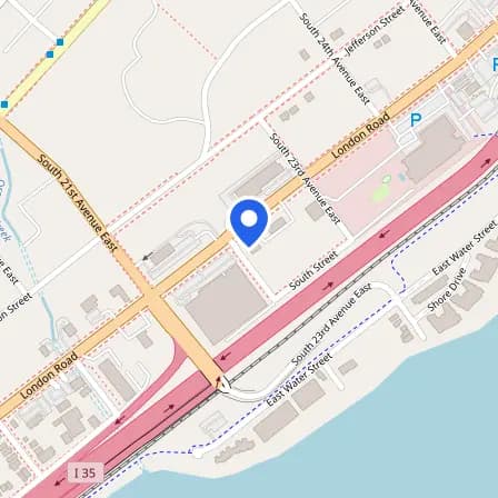 Map showing the location of Prometric in Duluth