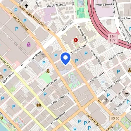 Map showing the location of Pearson Professional Center in Charleston