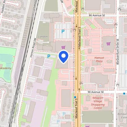 Map showing the location of Prometric Test Centre in Calgary
