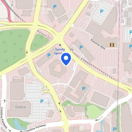 Map showing the location of Pearson Professional Center in Atlanta