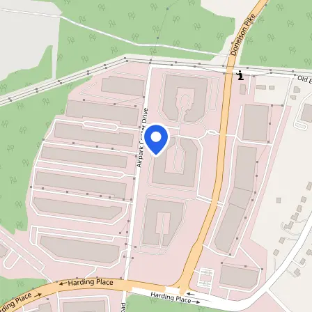 Map showing the location of Prometric Test Center in Nashville