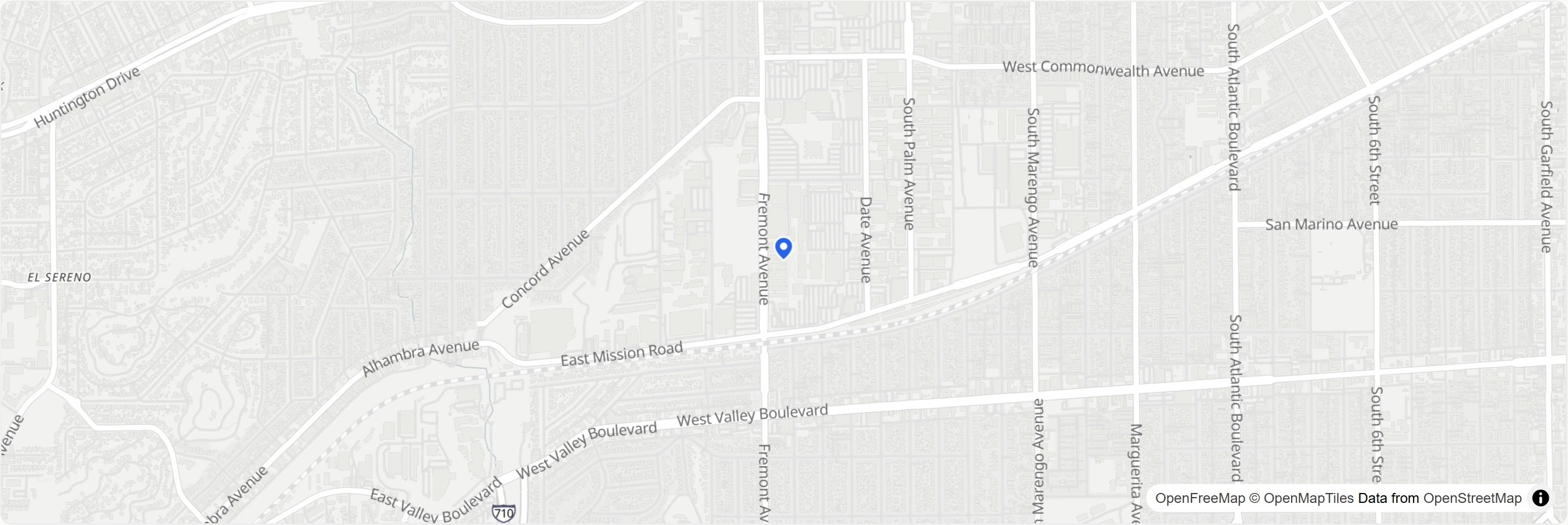 Map showing test center locations. Click to interact.