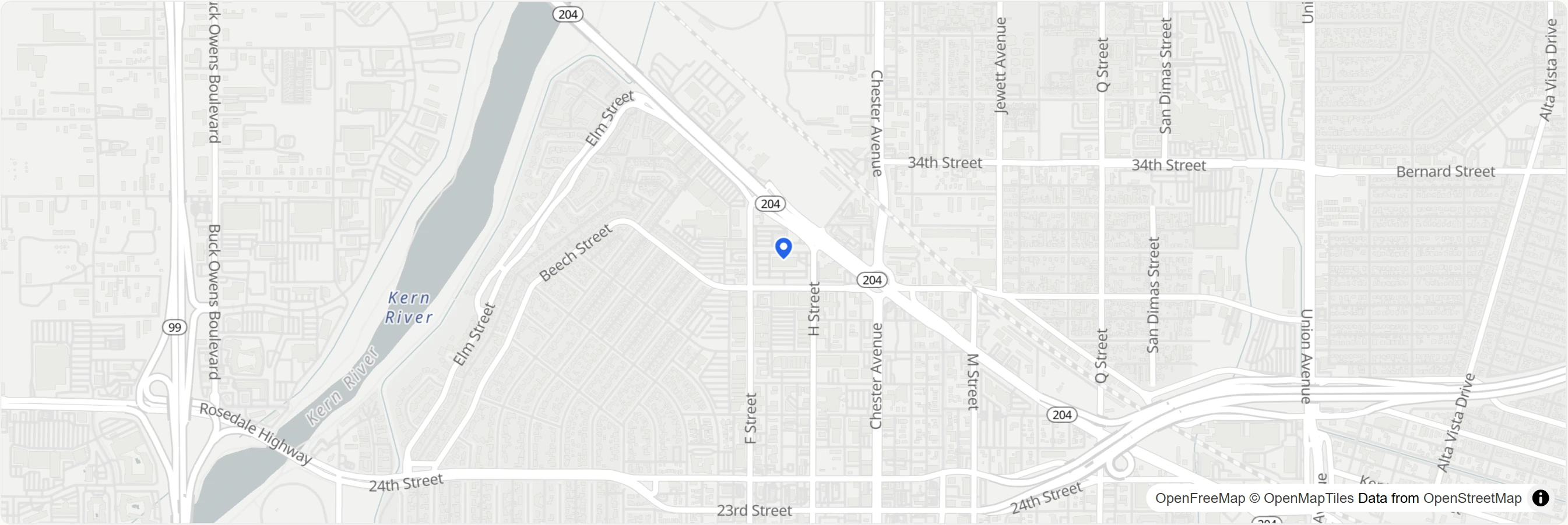 Map showing test center locations. Click to interact.