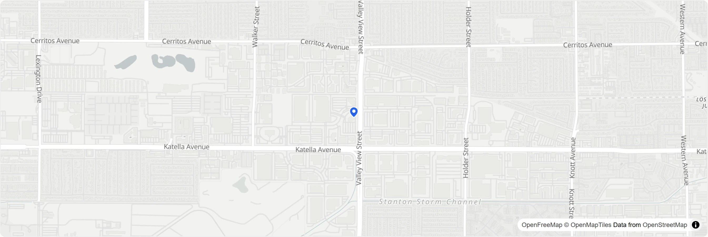 Map showing test center locations. Click to interact.