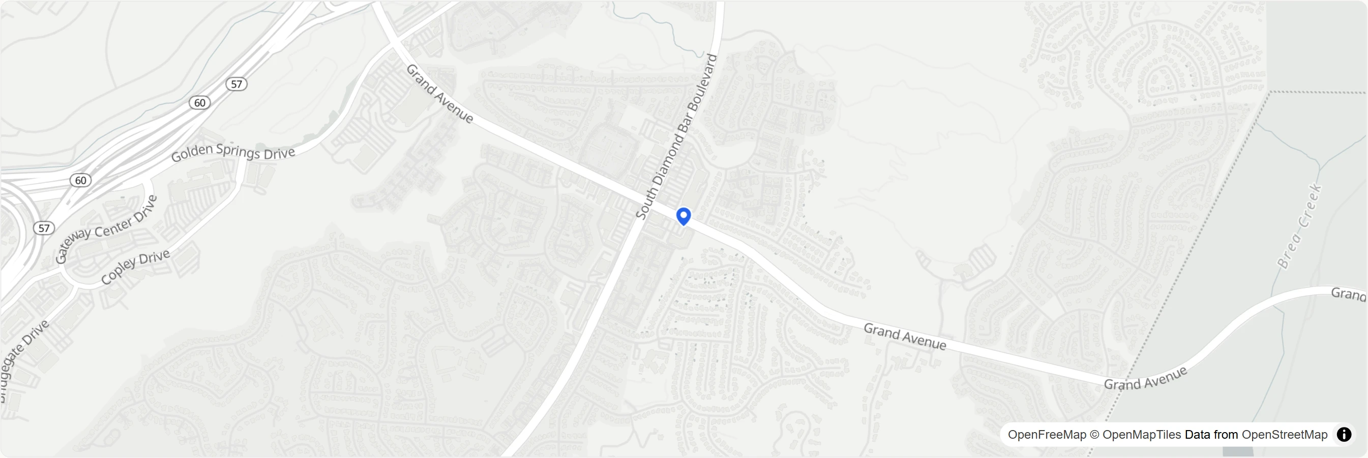 Map showing test center locations. Click to interact.