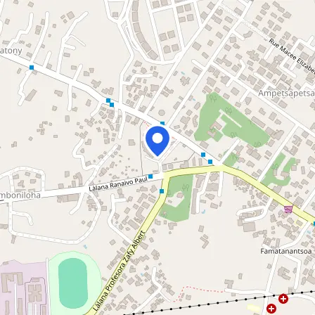 Map showing the location of ECCS Madagascar (ECCS Africa Group) in Antananarivo