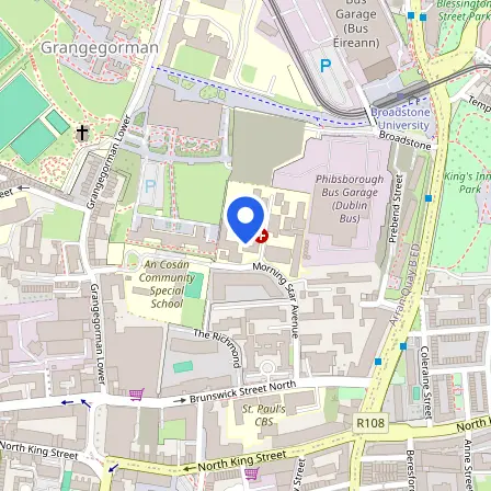 Map showing the location of Exam Centre of Ireland Ltd in Dublin
