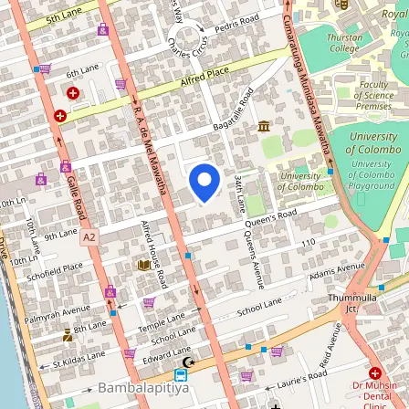 Map showing the location of British Council Sri Lanka in Colombo