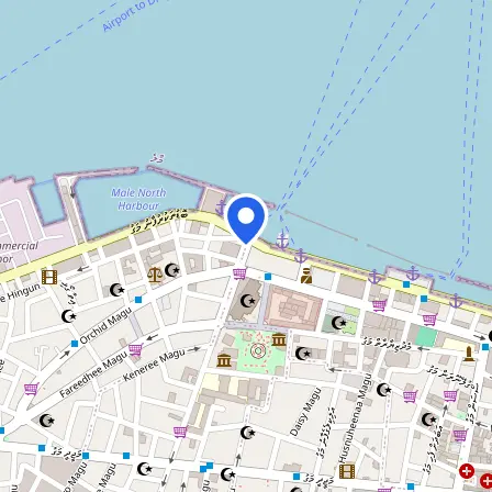 Map showing the location of British Council in Malé
