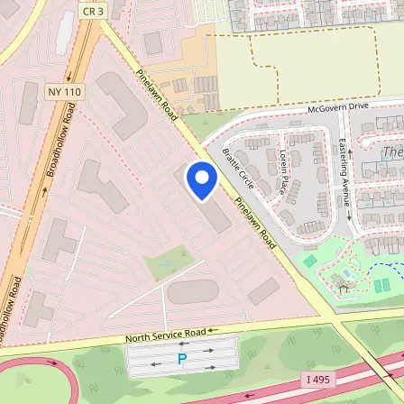 Map showing the location of Prometric Inc in Melville