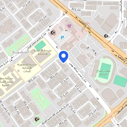 Map showing the location of British Council in Kuwait City