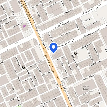 Map showing the location of Saudi British Centre Riyadh in Riyadh