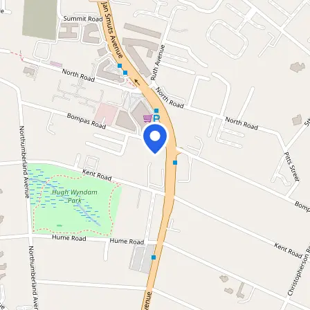 Map showing the location of British Council in Rosebank