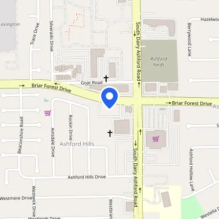 Map showing the location of Test Center USA, Inc. (West Houston Location) in Houston