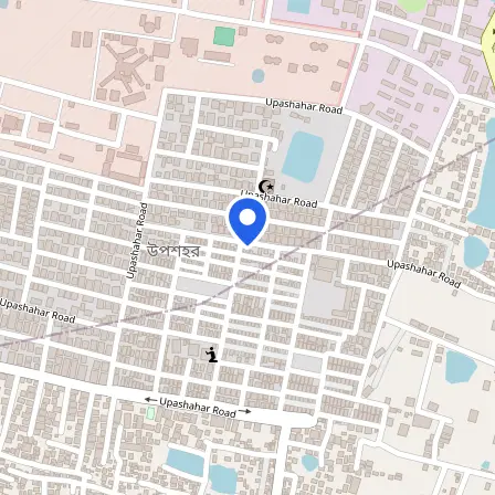 Map showing the location of British Council CD test Centre, PHLS in Paba
