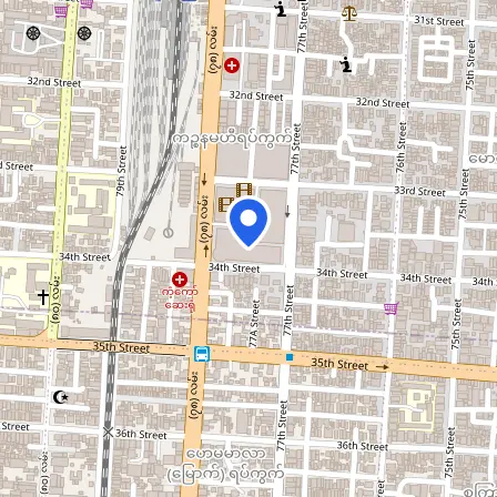 Map showing the location of Pearson Value Test Center (MCC) in Mandalay