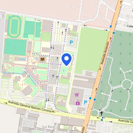 Map showing the location of British Council, Tecnologico de Monterrey - Guadalajara in Zapopan