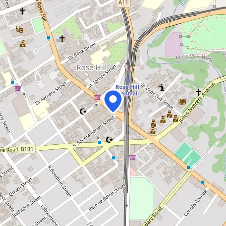 Map showing the location of British Council in Beau Bassin-Rose Hill