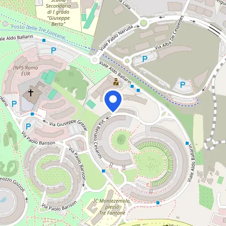 Map showing the location of Technet centro esami srl in Rome