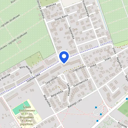 Map showing the location of West Pomeranian - Centrum Szkoleniowo Egzaminacyjne in Szczecin