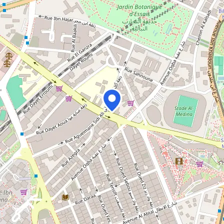 Map showing the location of IELTS on Computer Testing Centre - Spectrum in Rabat